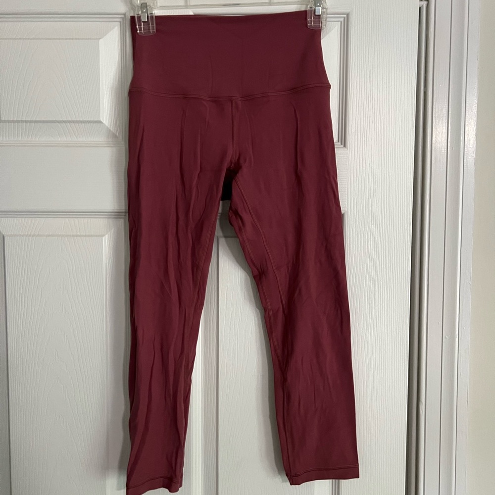 Lululemon Align leggings. Dusty rose. Sz 6